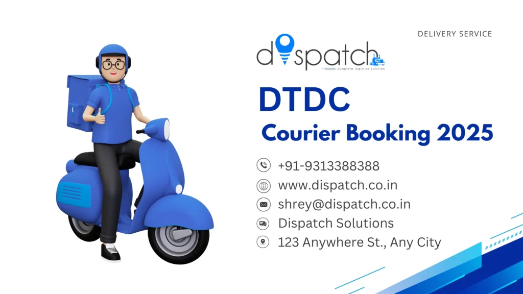 DTDC Courier Booking 2025